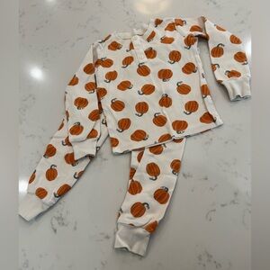 Gymboree Pumpkin Print 3T Pajama Set